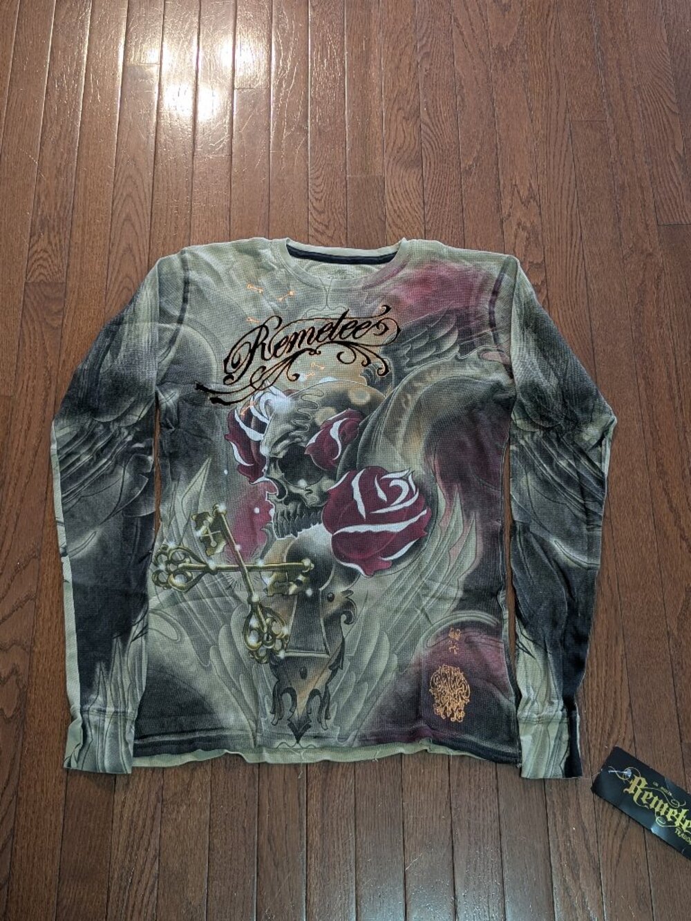 NWT Y2K Remetee Affliction Style Thermal - Size L